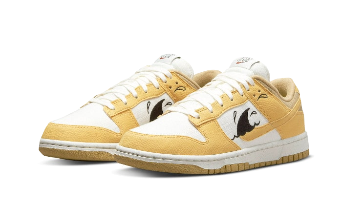 Overkicks - Nike Dunk Low Retro Sun Club Wheat Grass Orange (DV1681-100) - vista trasera