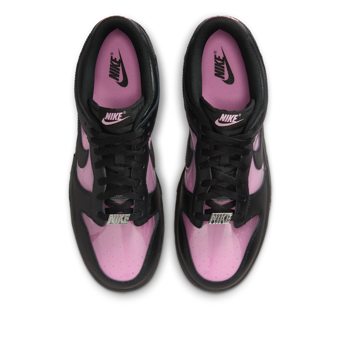 Overkicks - Nike Dunk Low Retro Transparent Black Pink Rise (IM3077-600) - par completo