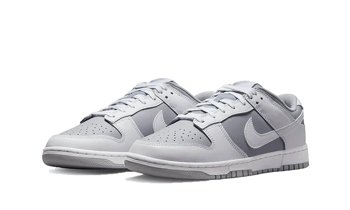 Overkicks - Nike Dunk Low Retro White Grey (DJ6188-003) - vista trasera
