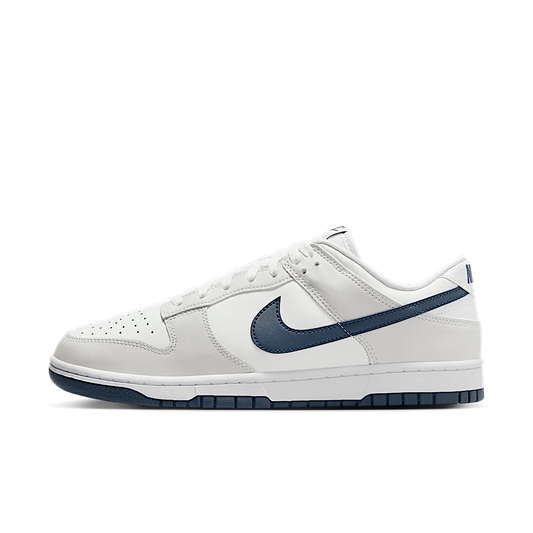 Overkicks - Nike Dunk Low Retro White Midnight Navy (DV0831-111) - vista lateral