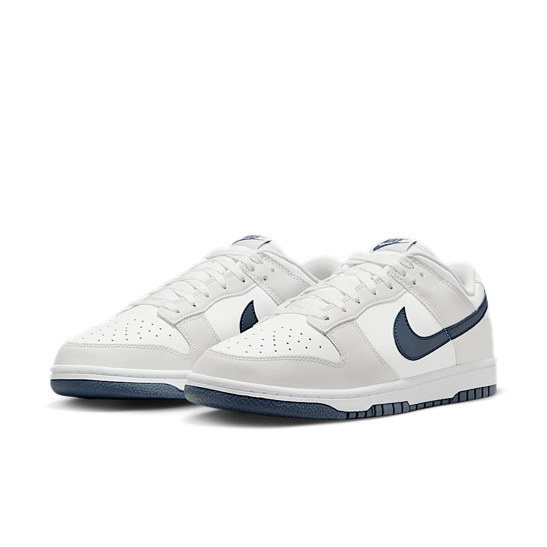 Overkicks - Nike Dunk Low Retro White Midnight Navy (DV0831-111) - vista trasera