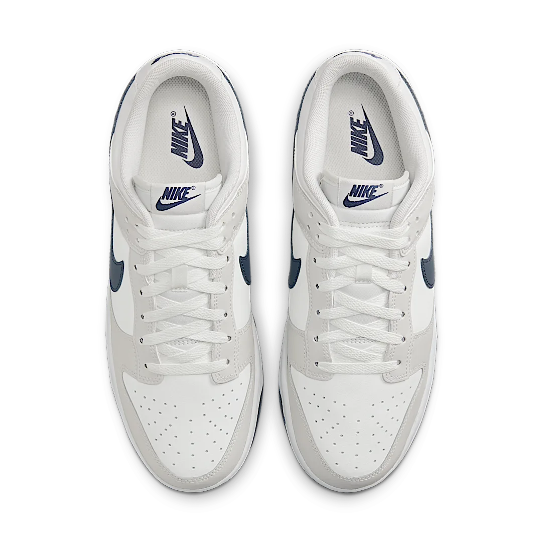 Overkicks - Nike Dunk Low Retro White Midnight Navy (DV0831-111) - par completo