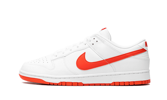 Overkicks - Nike Dunk Low Retro White Picante Red (DV0831-103) - vista lateral