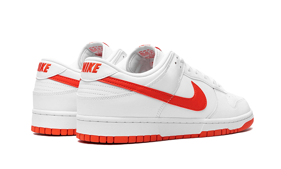 Overkicks - Nike Dunk Low Retro White Picante Red (DV0831-103) - par completo