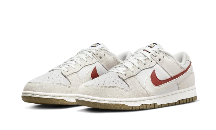 Overkicks - Nike Dunk Low SE 85 Double Swoosh Sail Orange (DO9457-100) - vista trasera