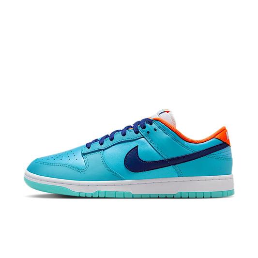 Overkicks - Nike Dunk Low SE Baltic Blue Total Orange (HQ1538-416) - vista lateral