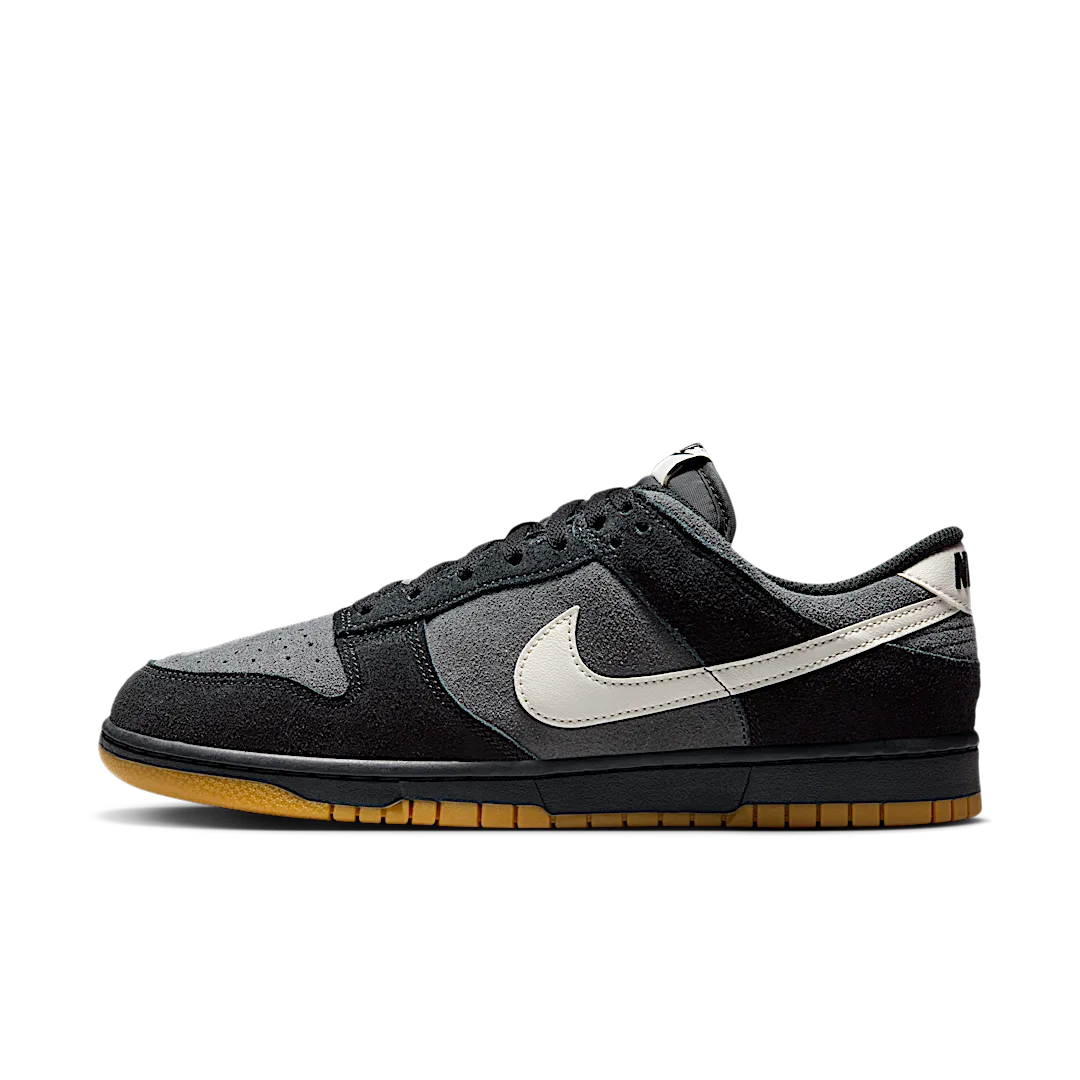 Overkicks - Nike Dunk Low SE Black Grey Gum (HQ1931-001) - vista lateral