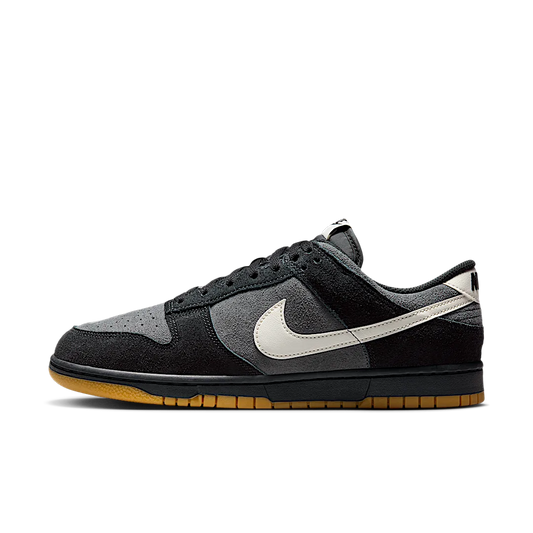Overkicks - Nike Dunk Low SE Black Grey Gum (HQ1931-001) - vista lateral
