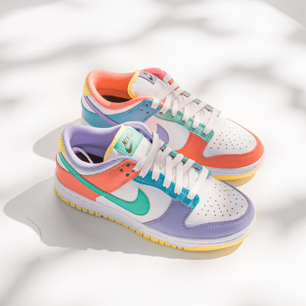 Overkicks - Nike Dunk Low SE Easter Candy (DD1872-100) - detalle talón