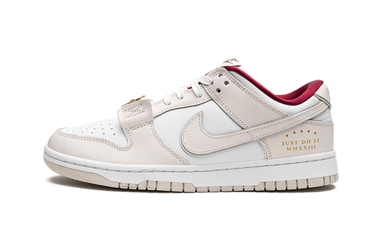 Overkicks - Nike Dunk Low SE Just Do It White Phantom (DV1160-100) - vista lateral
