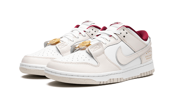 Overkicks - Nike Dunk Low SE Just Do It White Phantom (DV1160-100) - vista trasera