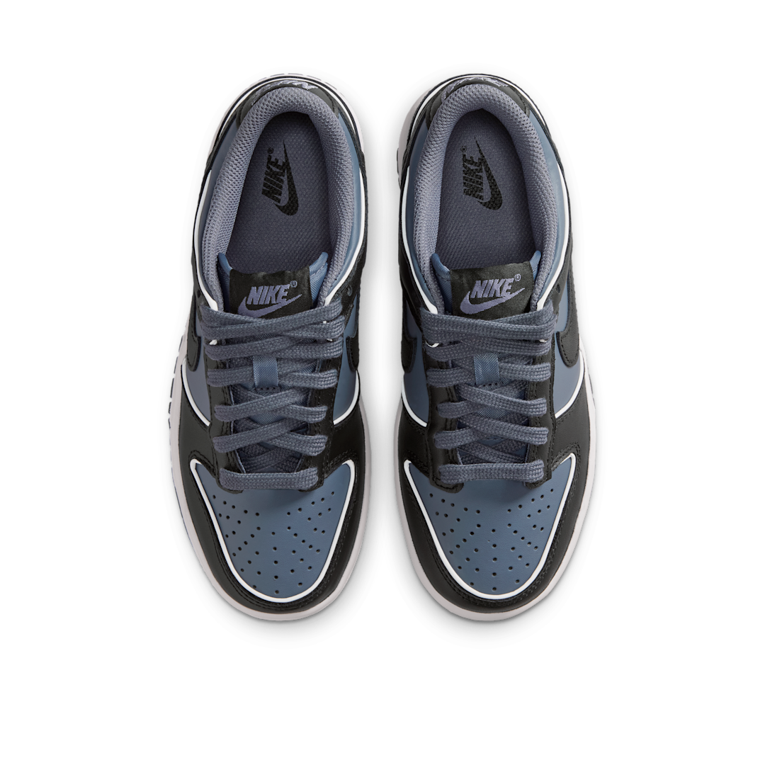 Overkicks - Nike Dunk Low SE Light Carbon White Black (GS) (HV4768-001) - imagen 3