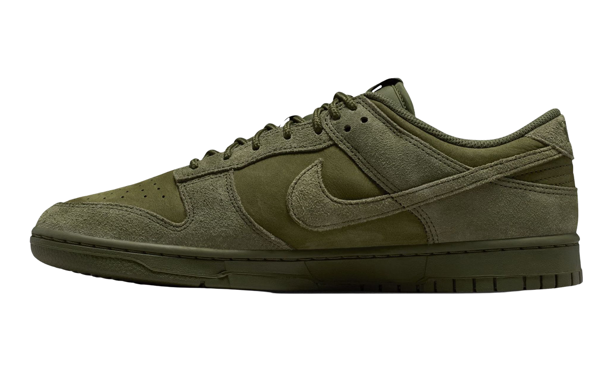 Overkicks - Nike Dunk Low SE Olive Canvas (IB6651-300) - vista lateral