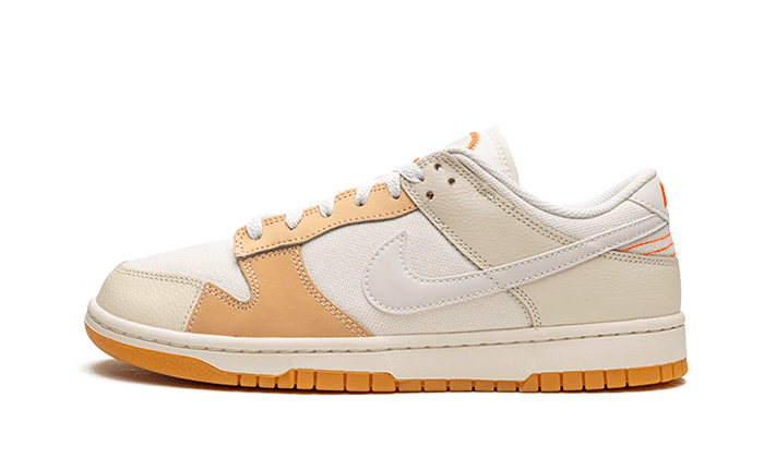Overkicks - Nike Dunk Low SE Patchwork If Lost Return To (FJ5475-100) - vista lateral