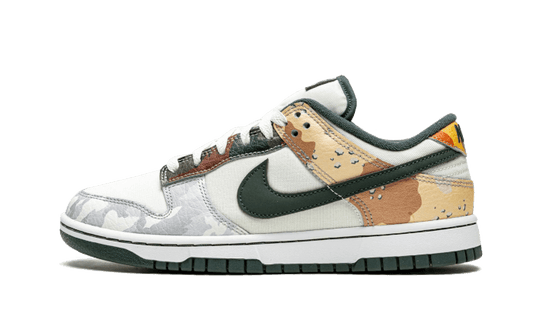 Overkicks - Nike Dunk Low SE Sail Multi-Camo (DH0957-100) - vista lateral