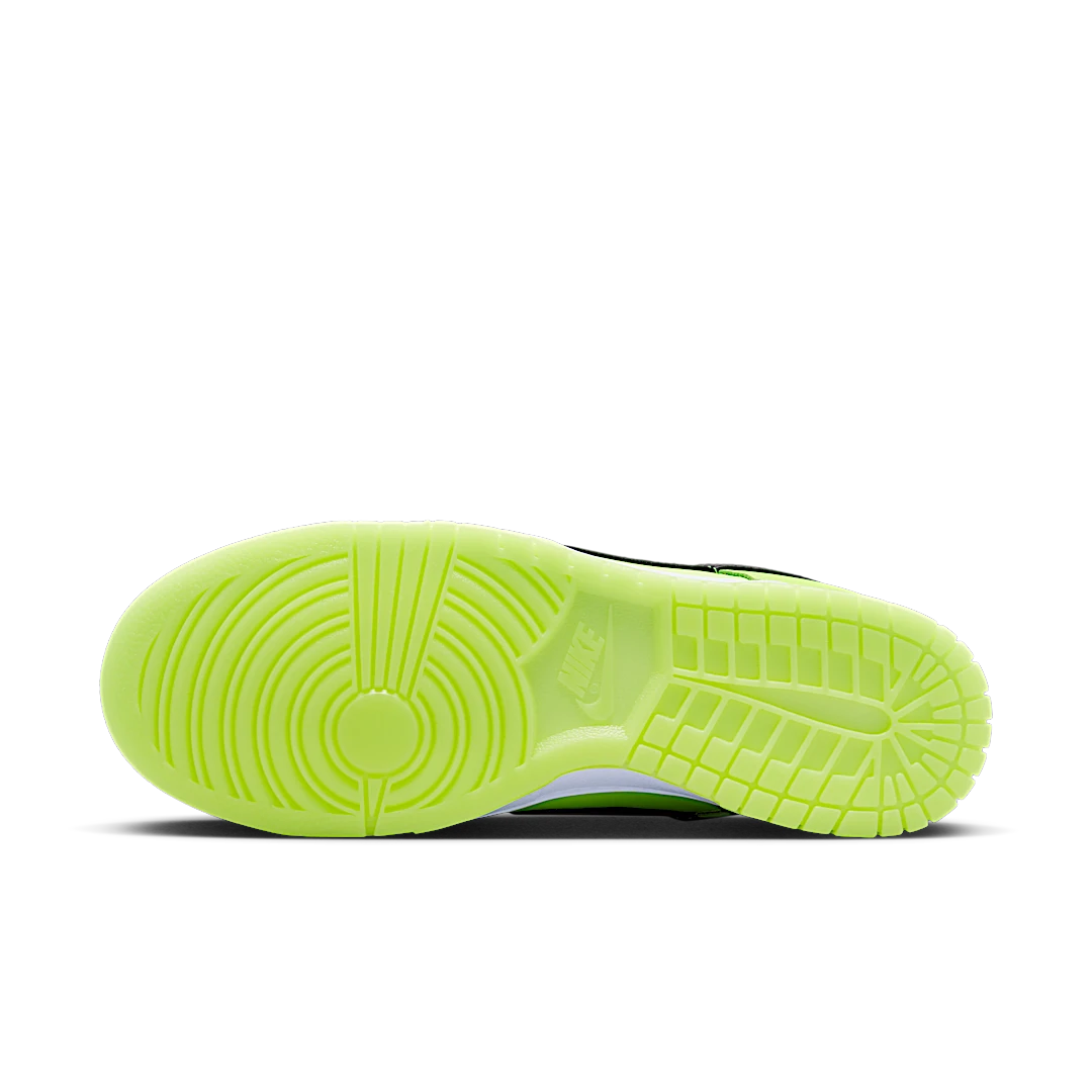 Overkicks - Nike Dunk Low SE Splash Volt (FJ4610-702) - detalle suela