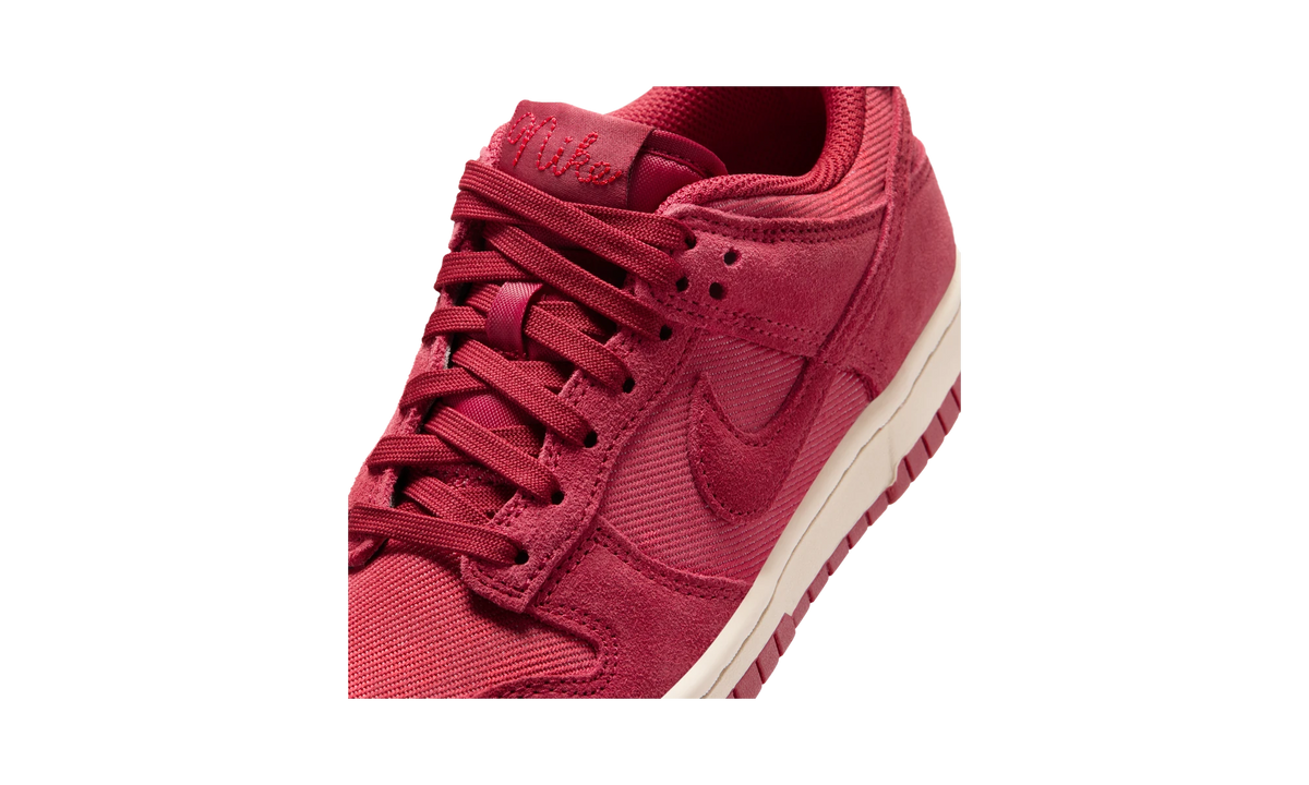 Overkicks - Nike Dunk Low SE Team Crimson (IB5691-600) - detalle lateral interior