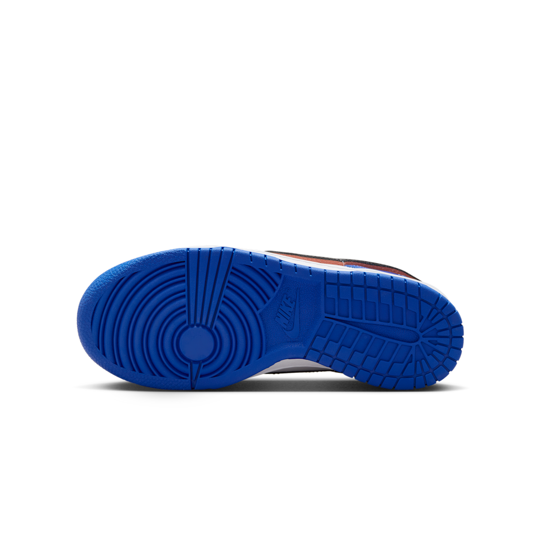 Overkicks - Nike Dunk Low SE White Racer Blue (HF0970-100) - detalle suela