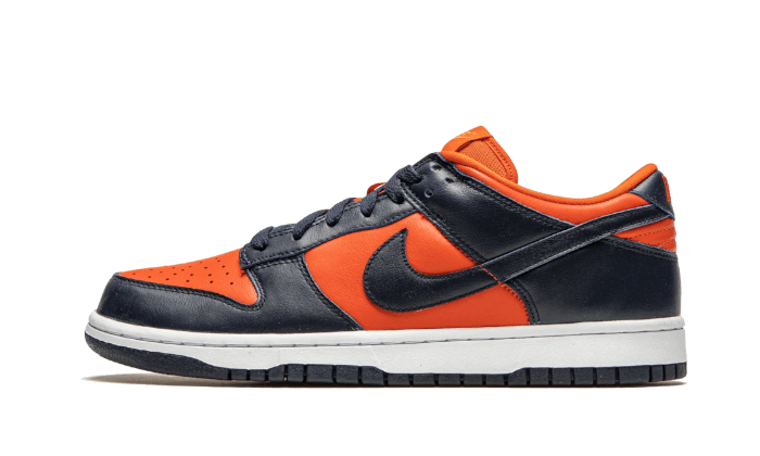 Overkicks - Nike Dunk Low SP Champ Colors University Orange Marine (2020) (CU1727-800) - vista lateral