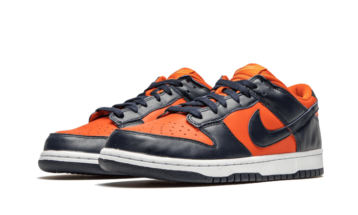 Overkicks - Nike Dunk Low SP Champ Colors University Orange Marine (2020) (CU1727-800) - vista trasera