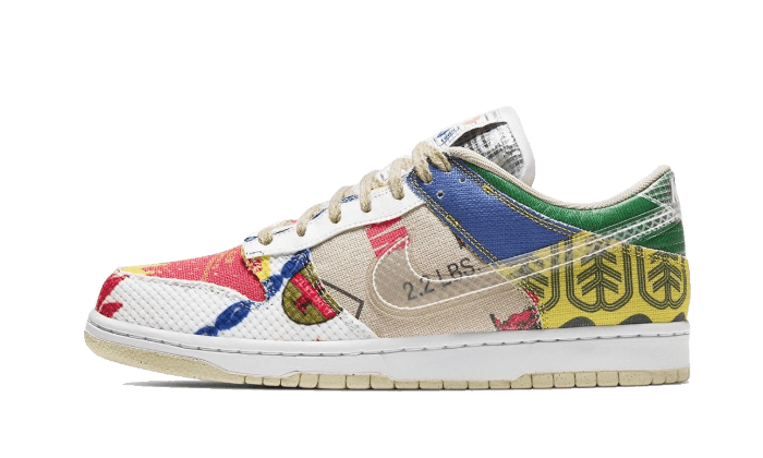 Overkicks - Nike Dunk Low SP City Market (DA6125-900) - vista lateral