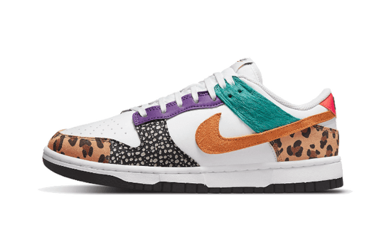 Overkicks - Nike Dunk Low Safari Mix (DN3866-100) - vista lateral