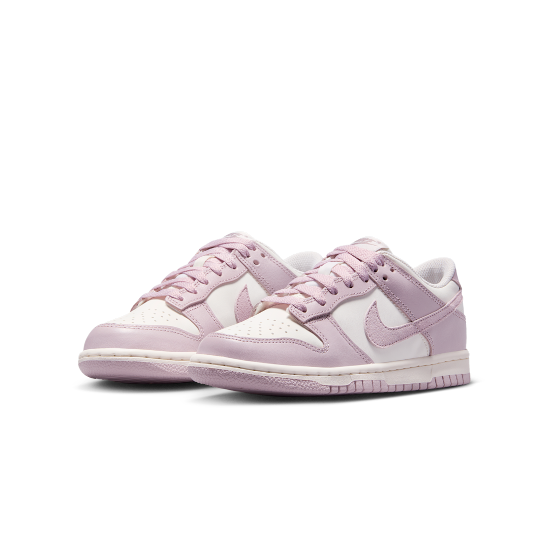 Overkicks - Nike Dunk Low Sail Enigma Stone Particle Rose (FB9109-122) - vista trasera