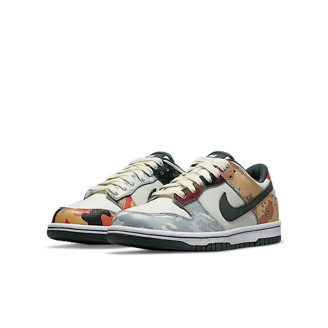 Overkicks - Nike Dunk Low Sail Multi-Camo (DB1909-100) - vista trasera