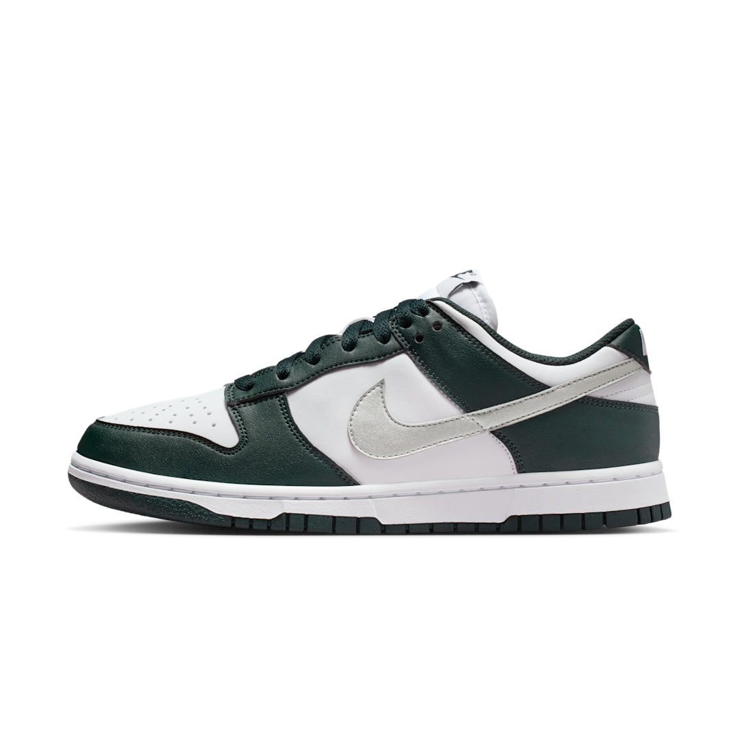 Overkicks - Nike Dunk Low Seaweed Metallic Silver (IO7450-364) - vista lateral