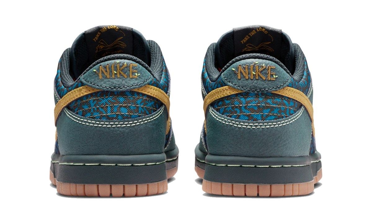 Overkicks - Nike Dunk Low Seaweed Ochre Khaki (IH4042-364) - detalle talón