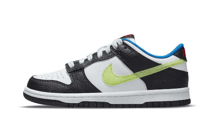 Overkicks - Nike Dunk Low Signal Blue Lemon Twist (DQ0977-100) - vista lateral