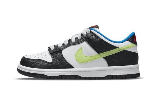 Overkicks - Nike Dunk Low Signal Blue Lemon Twist (DQ0977-100) - vista lateral