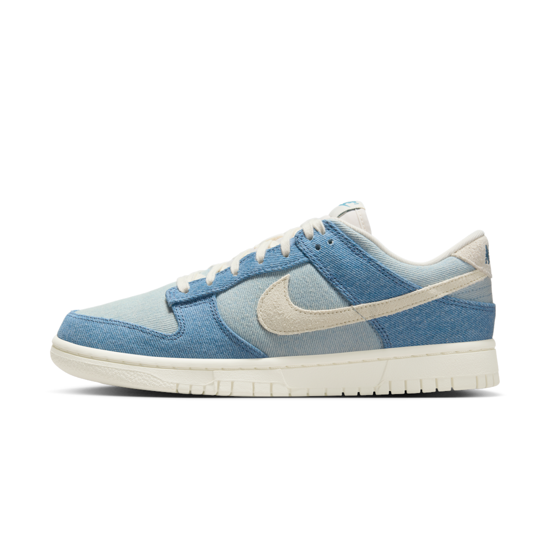 Overkicks - Nike Dunk Low Smokey Blue Denim (IH5073-006) - vista lateral