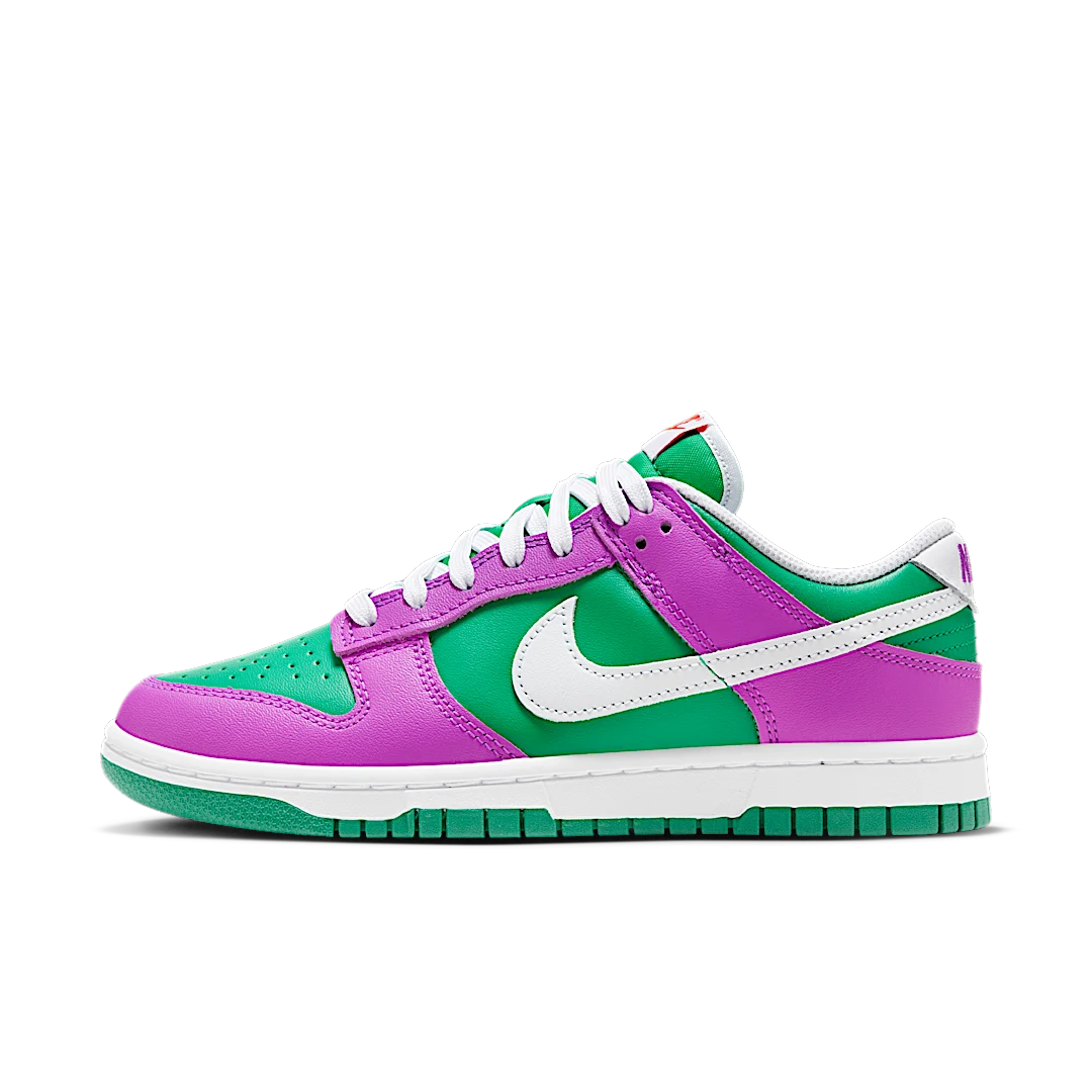 Overkicks - Nike Dunk Low Stadium Green Fuchsia (FD9924-311) - vista lateral