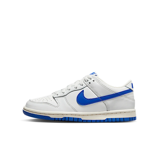 Overkicks - Nike Dunk Low Summit White Hyper Royal (DH9765-105) - vista lateral