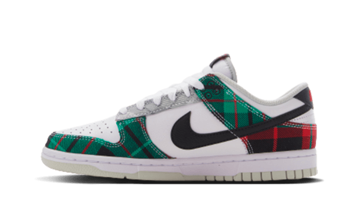Overkicks - Nike Dunk Low Tartan Plaid (DV0827-100) - vista lateral
