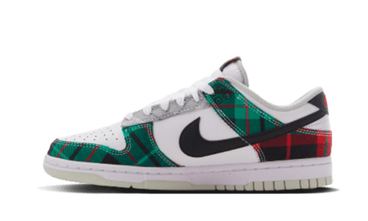 Overkicks - Nike Dunk Low Tartan Plaid (DV0827-100) - vista lateral