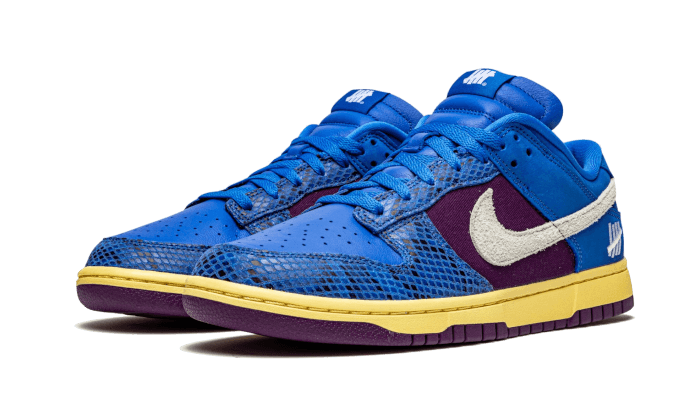 Overkicks - Nike Dunk Low Undefeated 5 On It Dunk vs. AF1 (DH6508-400) - vista trasera