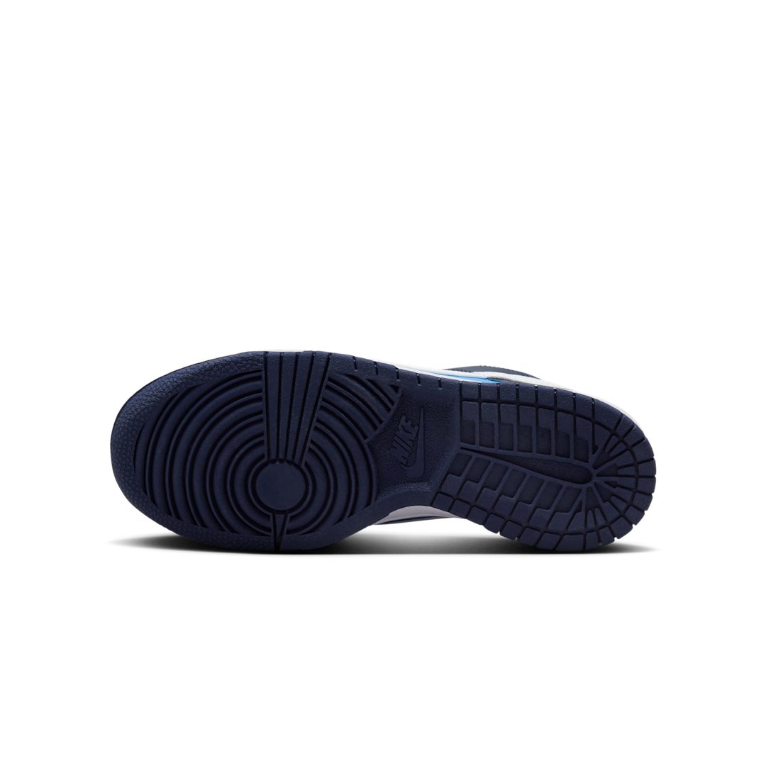 Overkicks - Nike Dunk Low University Blue White (HF0031-400) - detalle suela