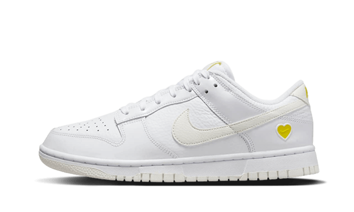 Overkicks - Nike Dunk Low Valentines Day Yellow Heart (FD0803-100) - vista lateral