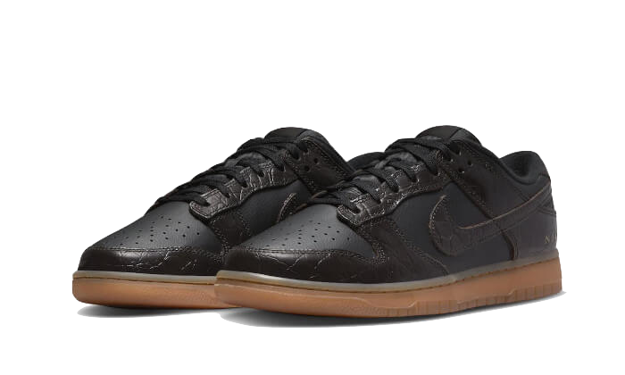 Overkicks - Nike Dunk Low Velvet Brown Black (DV1024-010) - vista trasera
