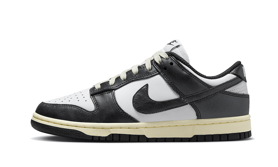 Overkicks - Nike Dunk Low Vintage Panda (FQ8899-100) - vista lateral