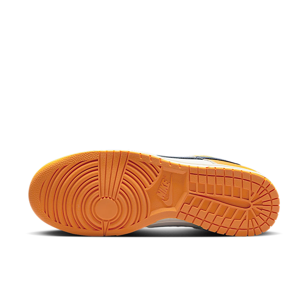 Overkicks - Nike Dunk Low Wear and Tear Yellow (FN3418-100) - detalle suela