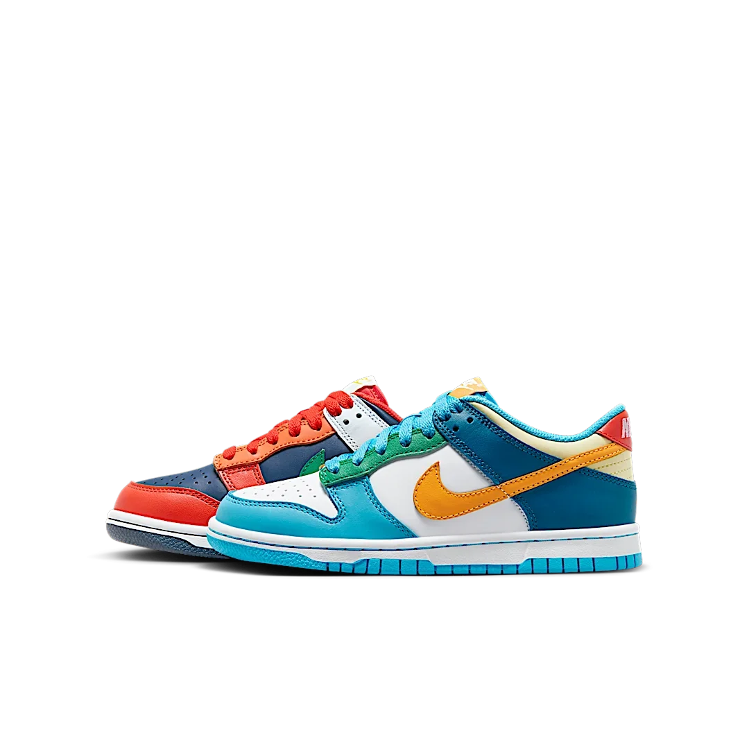 Overkicks - Nike Dunk Low What The (GS) (FQ8348-902) - vista lateral