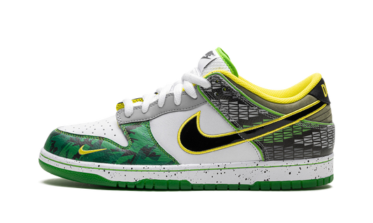 Overkicks - Nike Dunk Low What the Duck Away University of Oregon PE (HV1454-100) - vista lateral