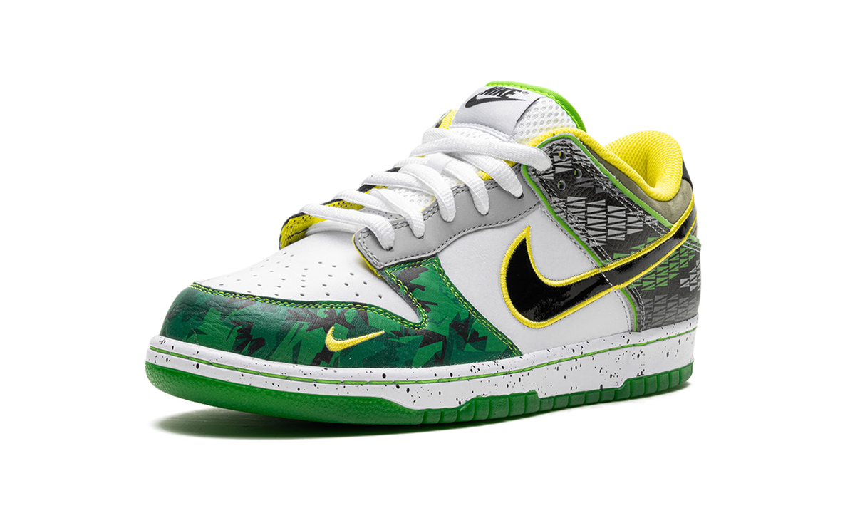 Overkicks - Nike Dunk Low What the Duck Away University of Oregon PE (HV1454-100) - detalle suela