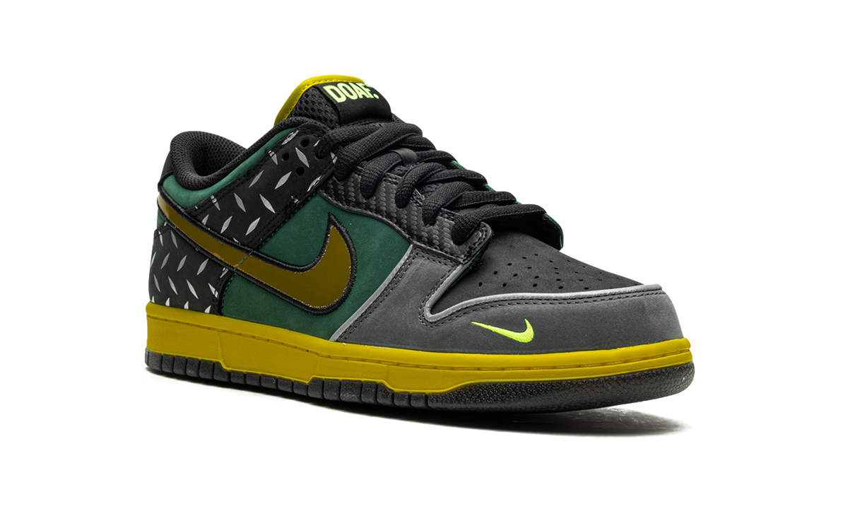 Overkicks - Nike Dunk Low What the Duck Home University of Oregon PE (HV1454-001) - detalle lateral interior