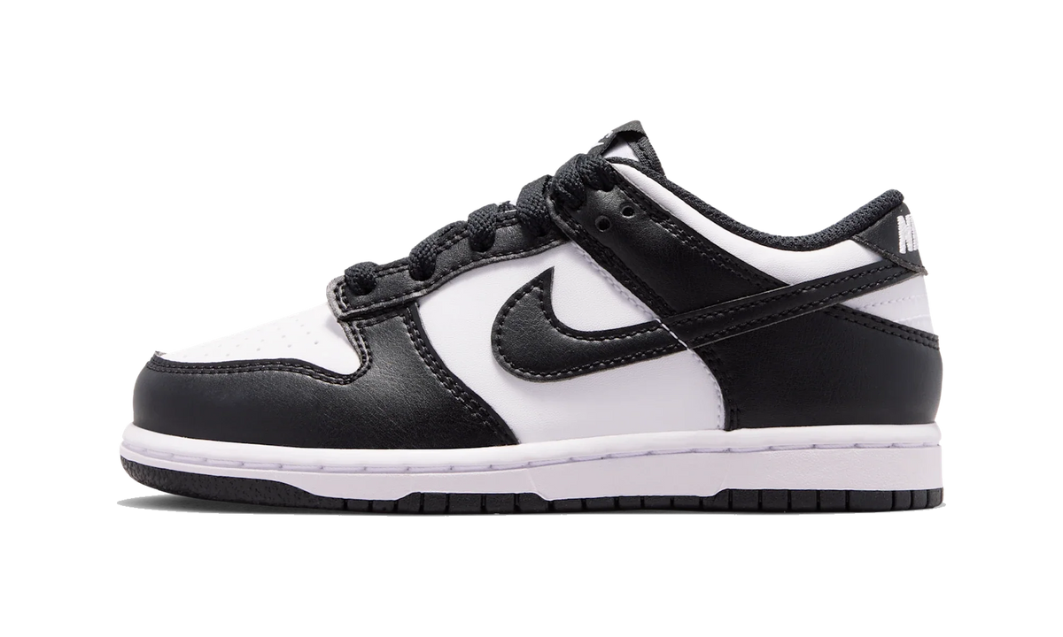 Overkicks - Nike Dunk Low White Black Panda (2026) (PS) (IU7765-100) - vista lateral