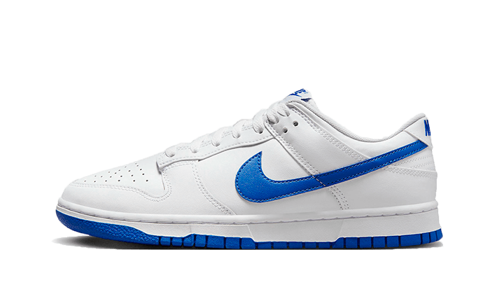 Overkicks - Nike Dunk Low White Hyper Royal (DV0831-104) - vista lateral