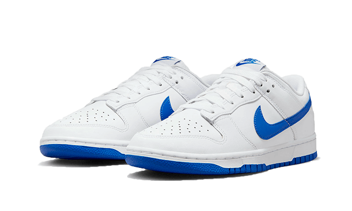 Overkicks - Nike Dunk Low White Hyper Royal (DV0831-104) - vista trasera